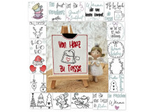 2€ ZUSATZTÜRCHEN 18. Dezember - Stickserie - ITH Teebeutel Verpackung